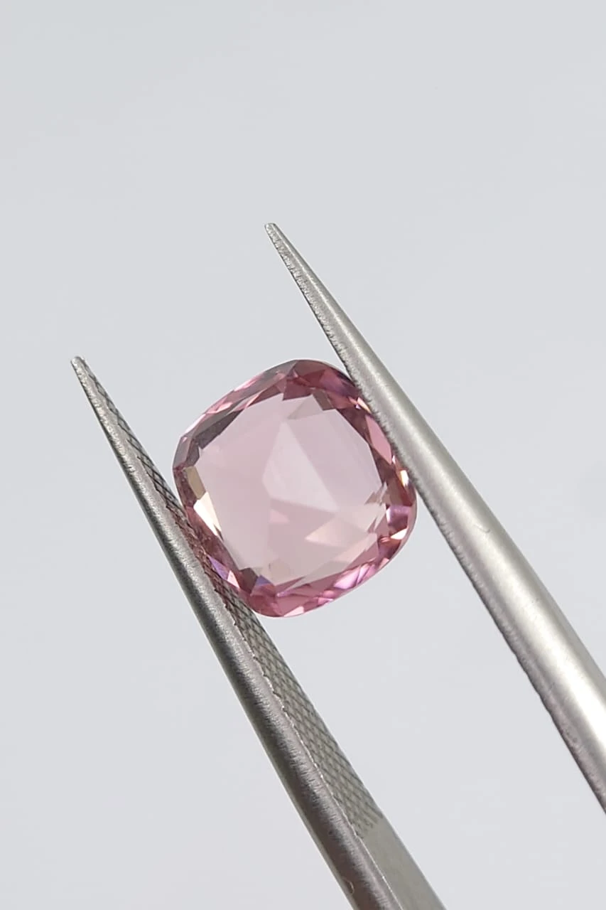 2.05ct Natural Pink Tourmaline Cushion Cut Loose gemstone From  Afghanistan — view 4